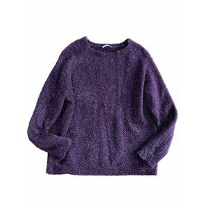 iBlues Sweater Purple Tinsel Plum Medium Aubergine Metallic I Blues